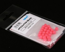 Articulation Beads, 6 mm, Bright Pink UVR